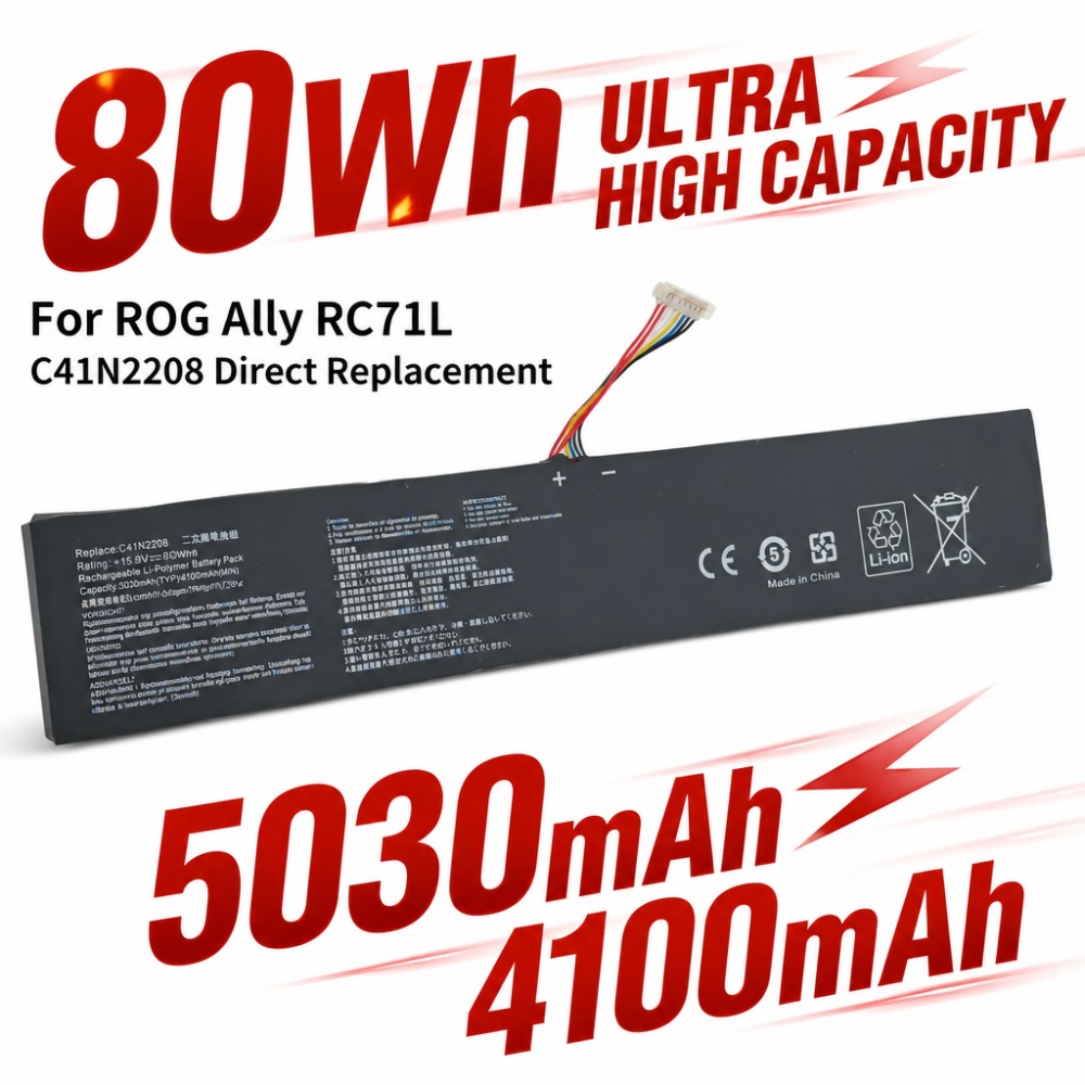Gaming Accessories Asus - 80Wh 5030mAh 4100mAh Bateria zamienna o