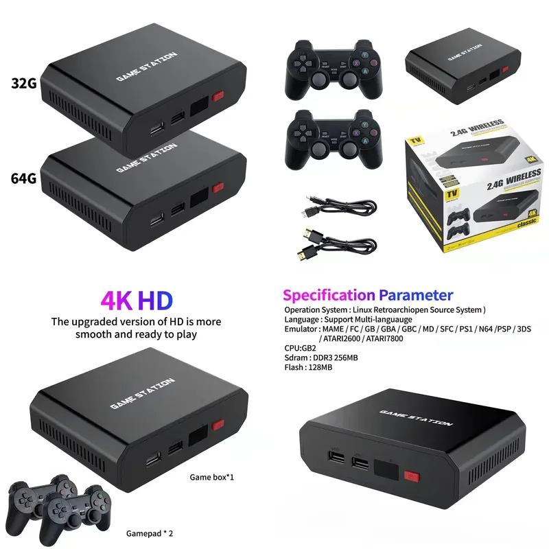 Gaming Accessories Controller - Konsola do gier wideo M8plus HD,