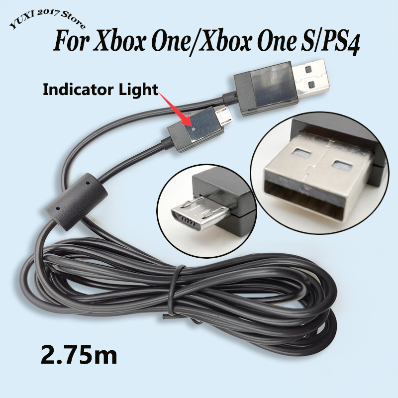 Gaming Accessories Controller - 1/2 SZT. Czarny kabel Micro USB