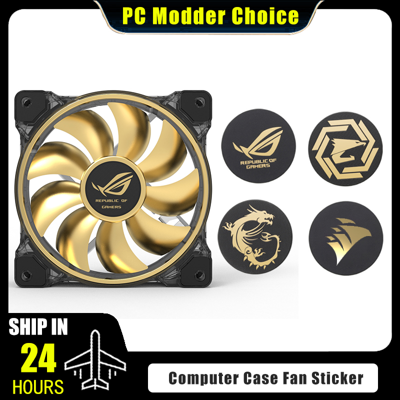 Video Gaming Accessories - Naklejka z logo wentylatora obudowy komputera,