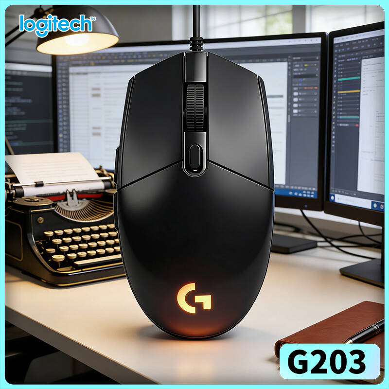 Logitech Mouse G203 - Mysz gamingowa Logitech G203 LIGHTSYNC, czujnik