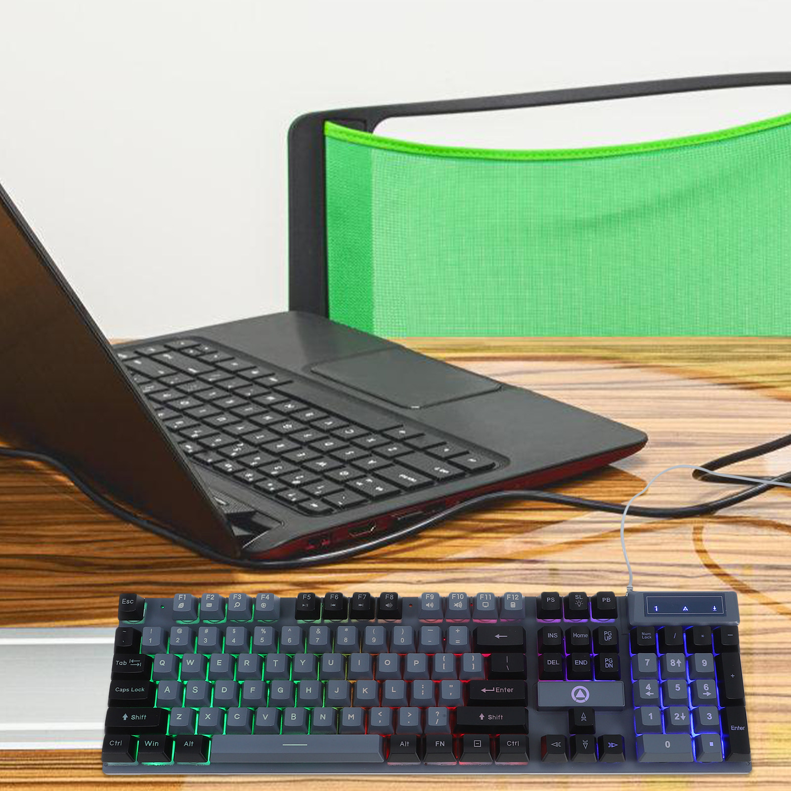 Gaming Hardware And Accessories - Klawiatura gamingowa RGB 104 klawisze, pełnowymiarowa