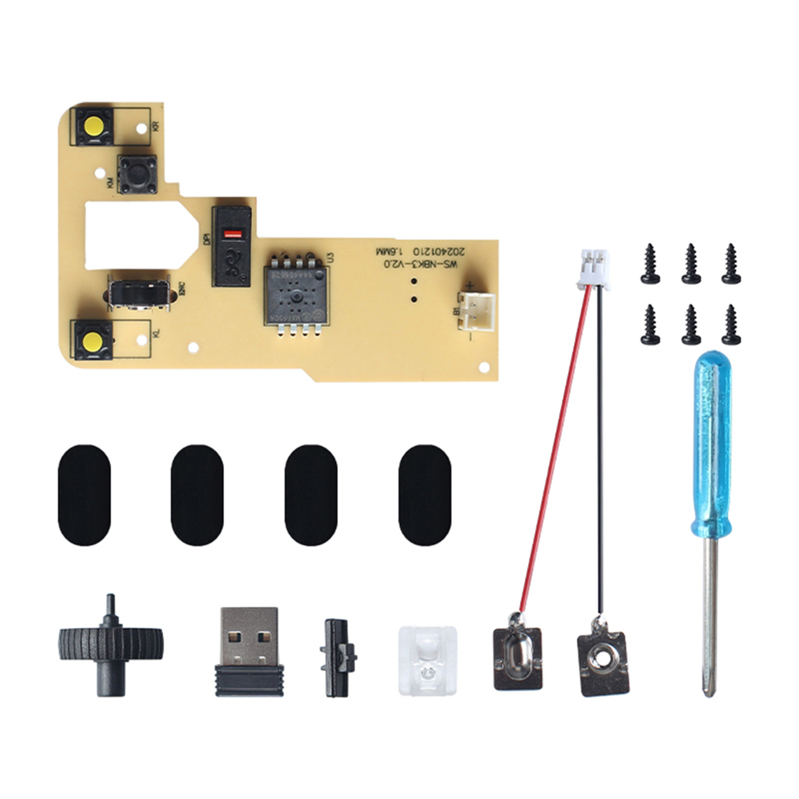 Gaming Hardware And Accessories - 1 Zestaw DIY Bezprzewodowa Mysz Drukowalny