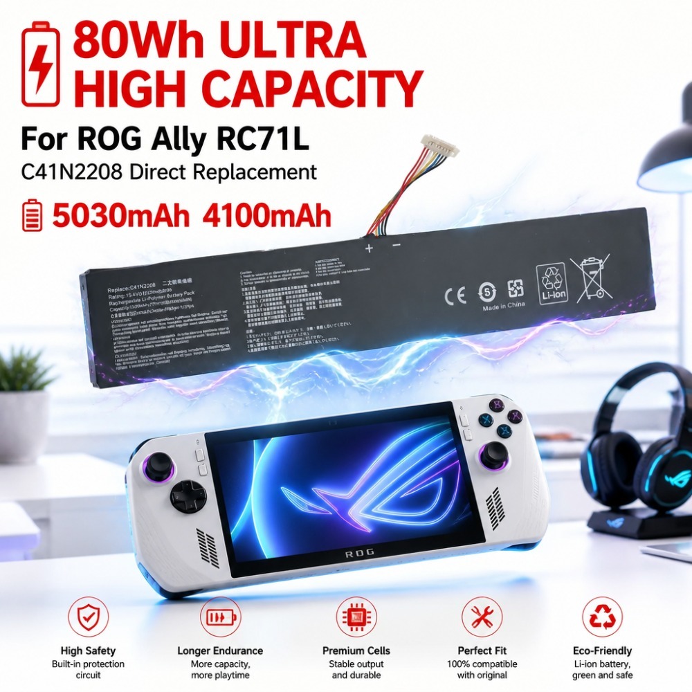 80Wh 5030mAh 4100mAh Bateria z – Gaming Accessories Asus recenzja i cena