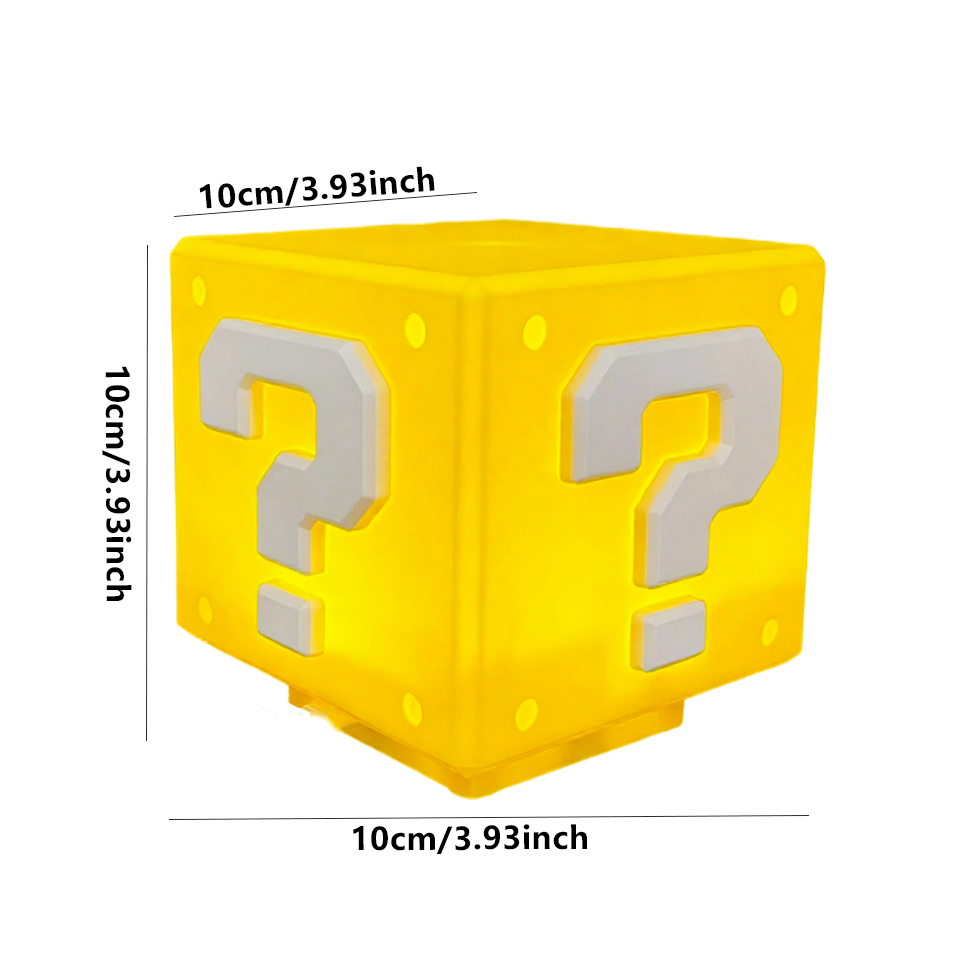 Lampa w kształcie bloku zadań  – Gaming Accessories Room recenzja i cena