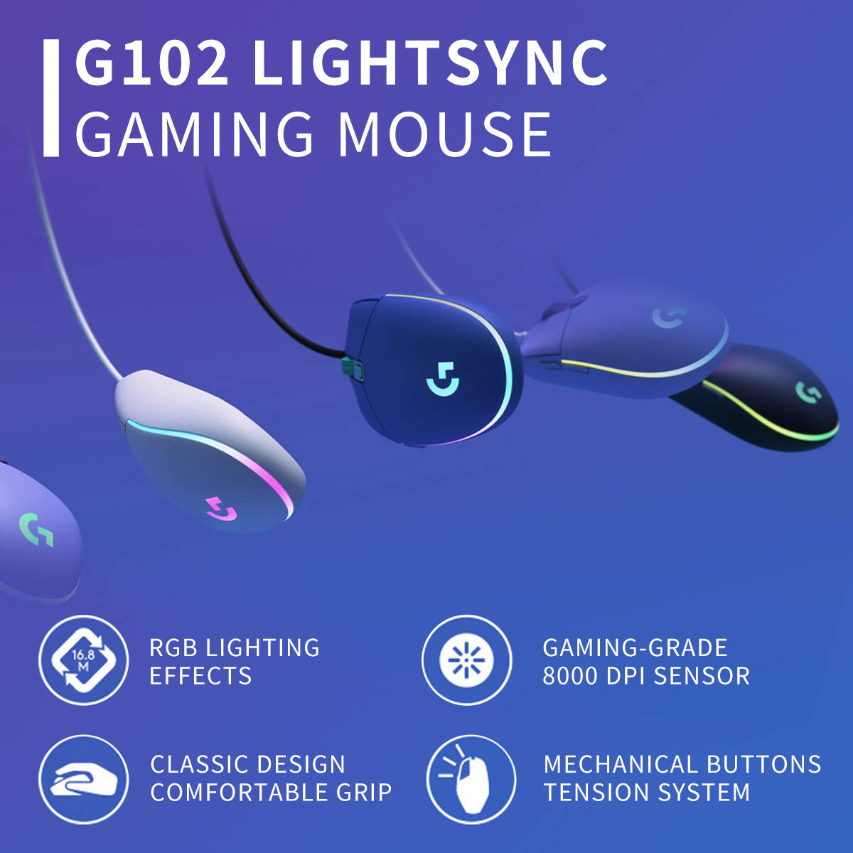 Mysz gamingowa Logitech G203,  – Logitech Mouse G203 recenzja i cena