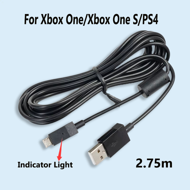 1/2 SZT. Czarny kabel Micro US – Gaming Accessories Controller recenzja i cena