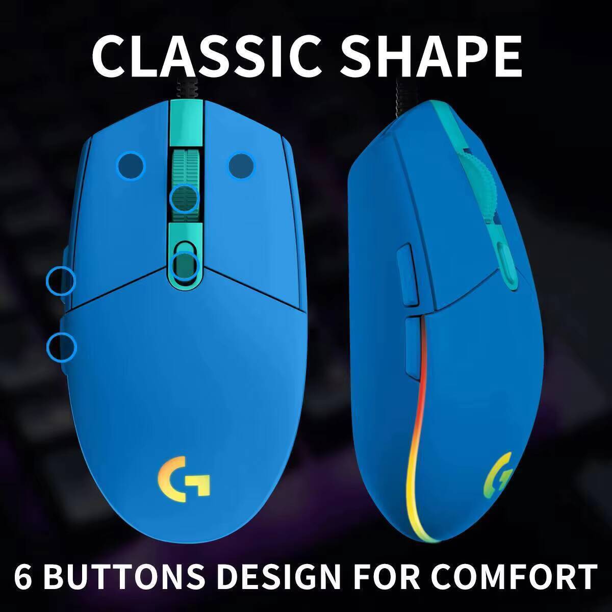 Mysz gamingowa Logitech G203 L – Logitech Mouse G203 recenzja i cena