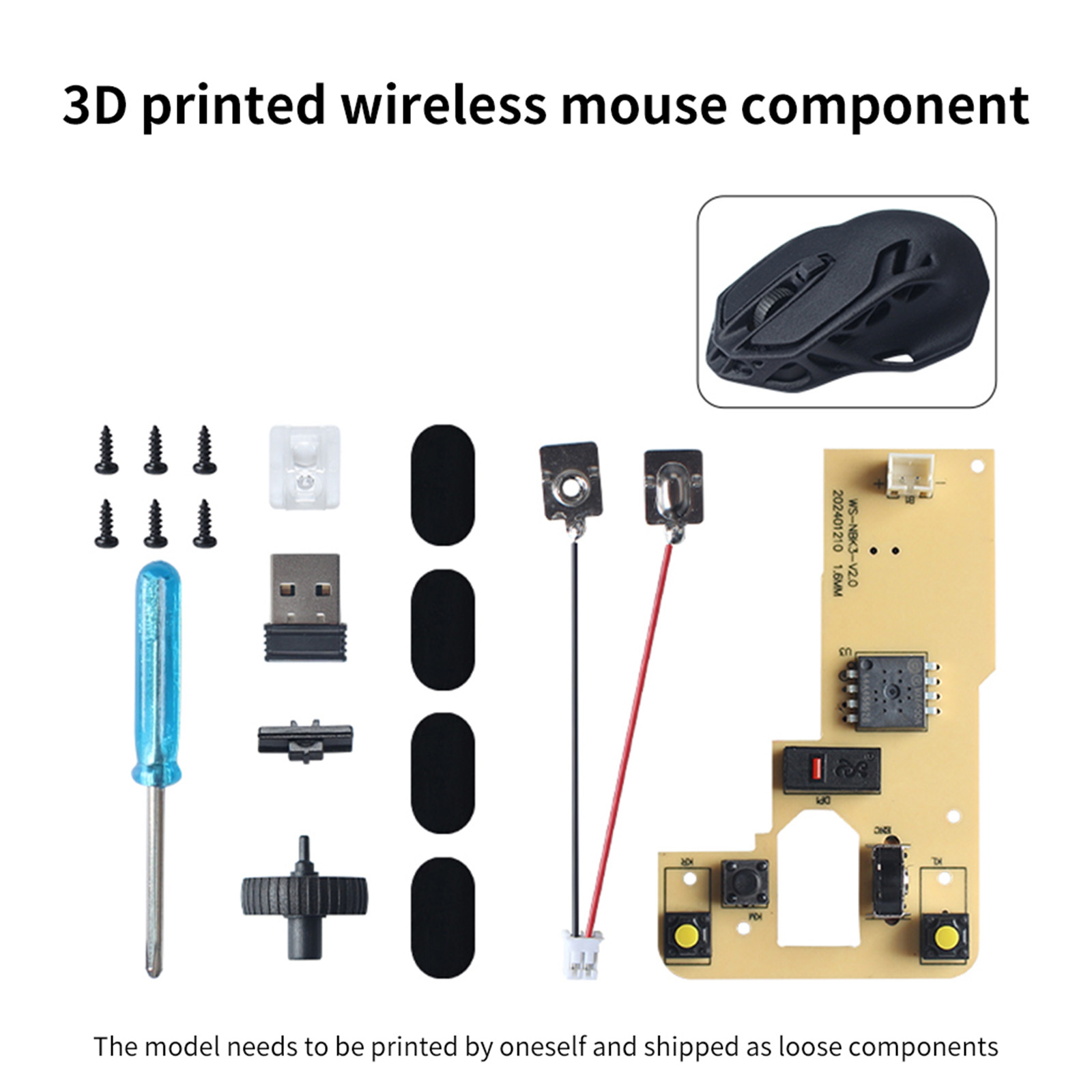 1 Zestaw DIY Bezprzewodowa Mys – Gaming Hardware And Accessories recenzja i cena